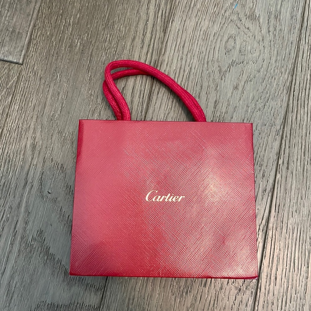 Authentic Cartier Shopping/Gift Bag- small